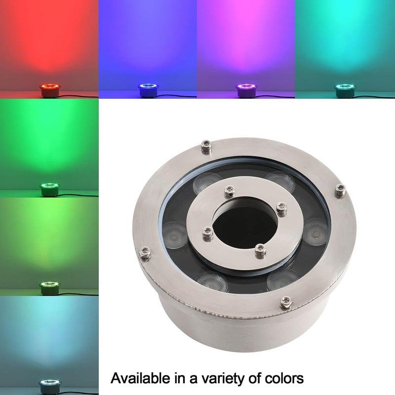 RSN LED إضاءة نافورة LED تحت الماء 18 واط RGB تتغير الألوان مع جهاز التحكم عن بعد AC12V IP68 مقاومة للماء إضاءة غاطسة لحديقة النافورة - Image 5